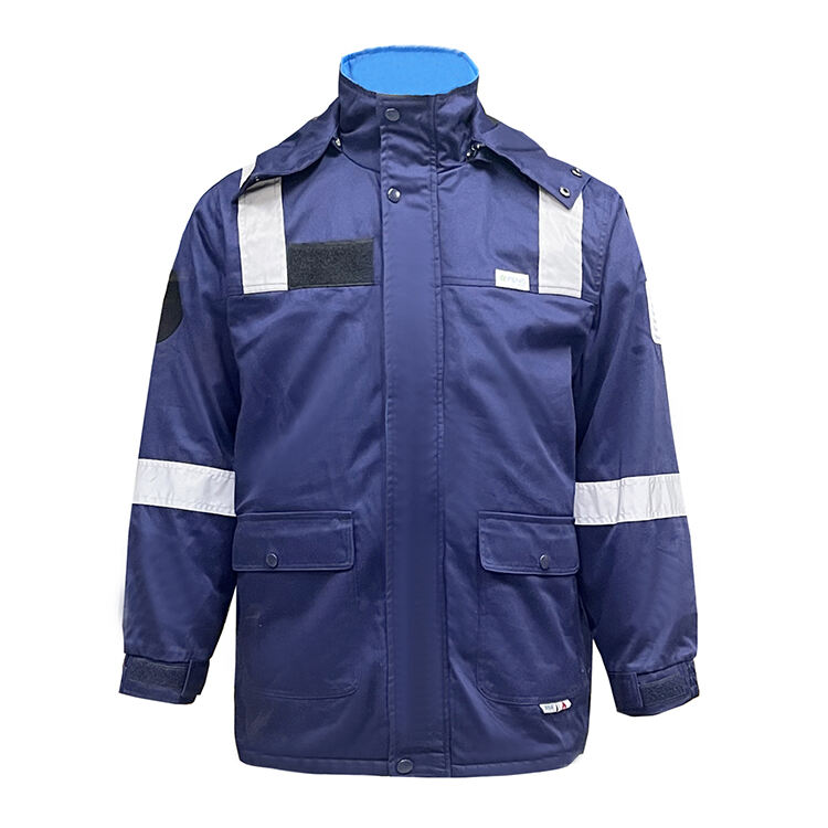 Factory Supply Hi Vis Reflective Safety Clothes Waterproof Antistatic Fireproof Flame Retardant Jacket