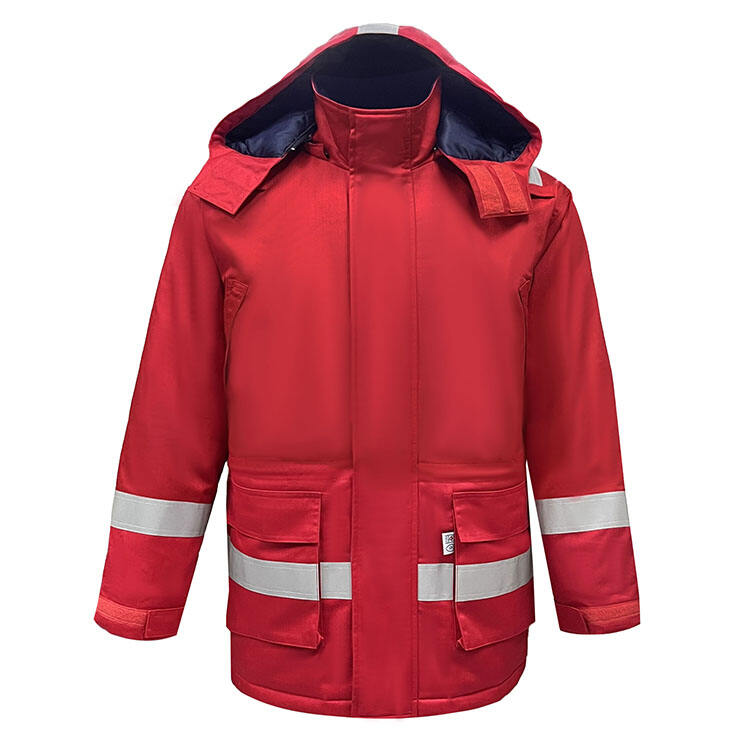 Factory Customize Fireproof Clothing Hi Vis Reflective Winter NFPA2112 Flame Resistant Jacket