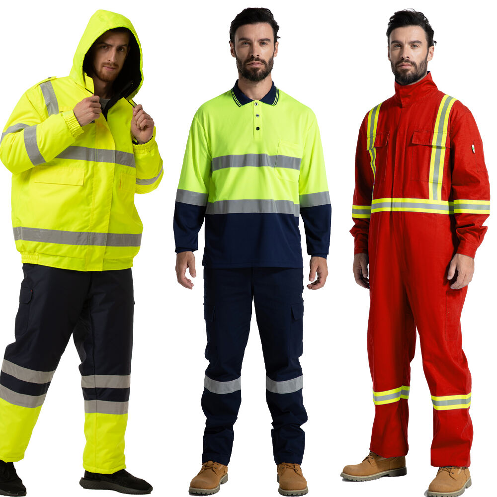 Darparwr Eiddo Uchel Lwythu Diogelu Diwydiant Gweithlu Arddiffynol Tân Dangosfeyddus Anhygreal Anti Acidad Hi Vis Sefydlog Uniform Gostwng Gwisgo Gwaith