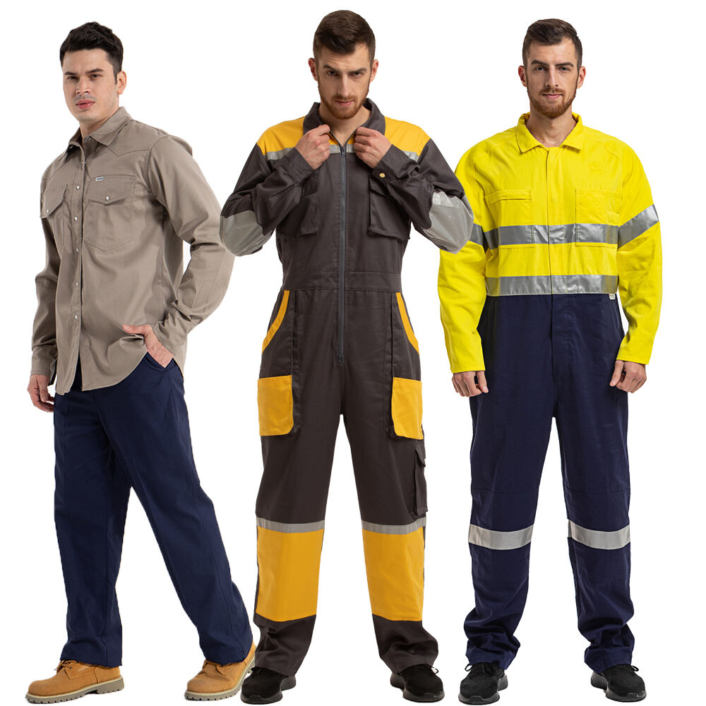 Factory Customize Flame Resistant Zizathu EN 11612 1149 NFPA 21112 CAT 2 Custom Chankho Cha Chithunzi