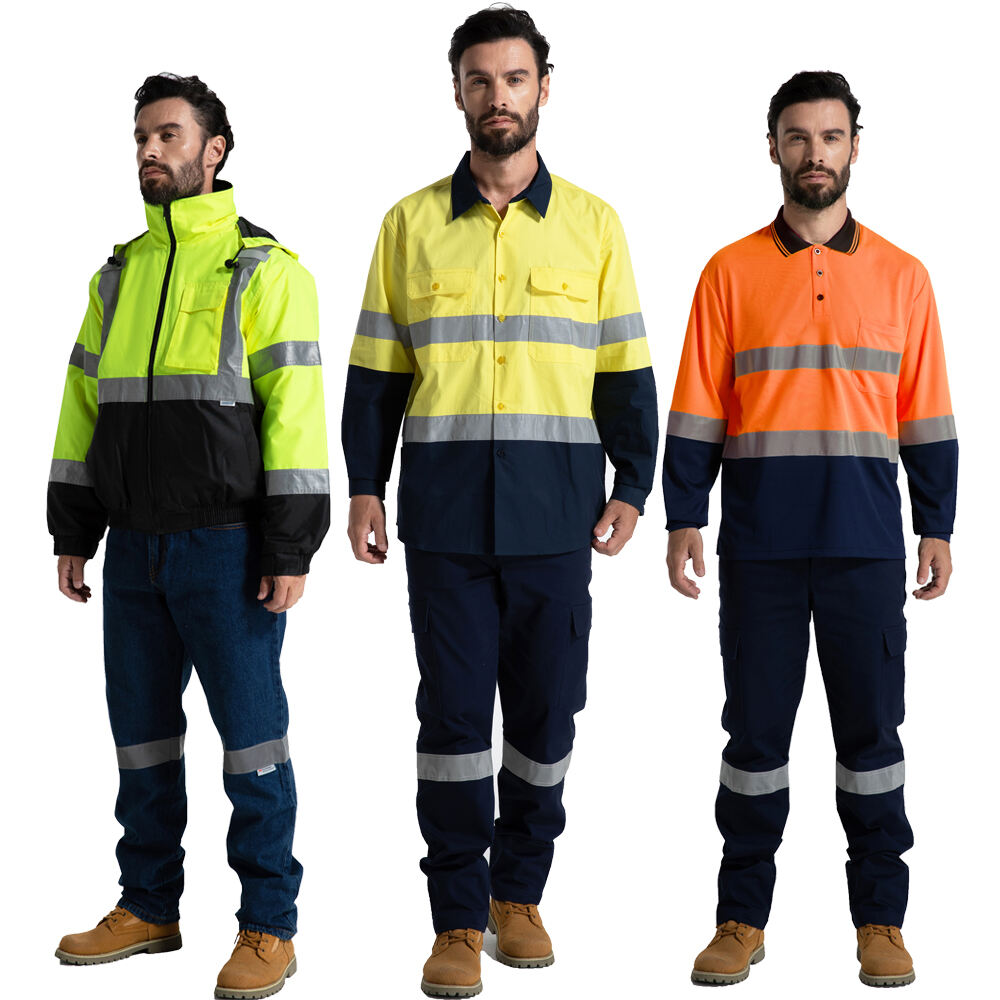AS/NZS 1906 4602 EN ISO 13688 Ropa de Trabajo de Alta Visibilidad Personalizada en Fábrica