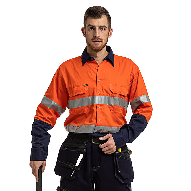 Guardever Factory Customize Australian Style Workwear Men's Suit Construction Reflective Safety Hi Vis Work Clothes