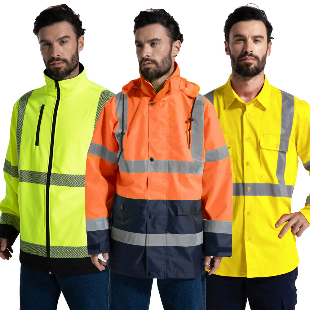 EN471 ASNZS 4602 1906 4399 Uniformes Personalizados de Alta Visibilidad para Trabajo