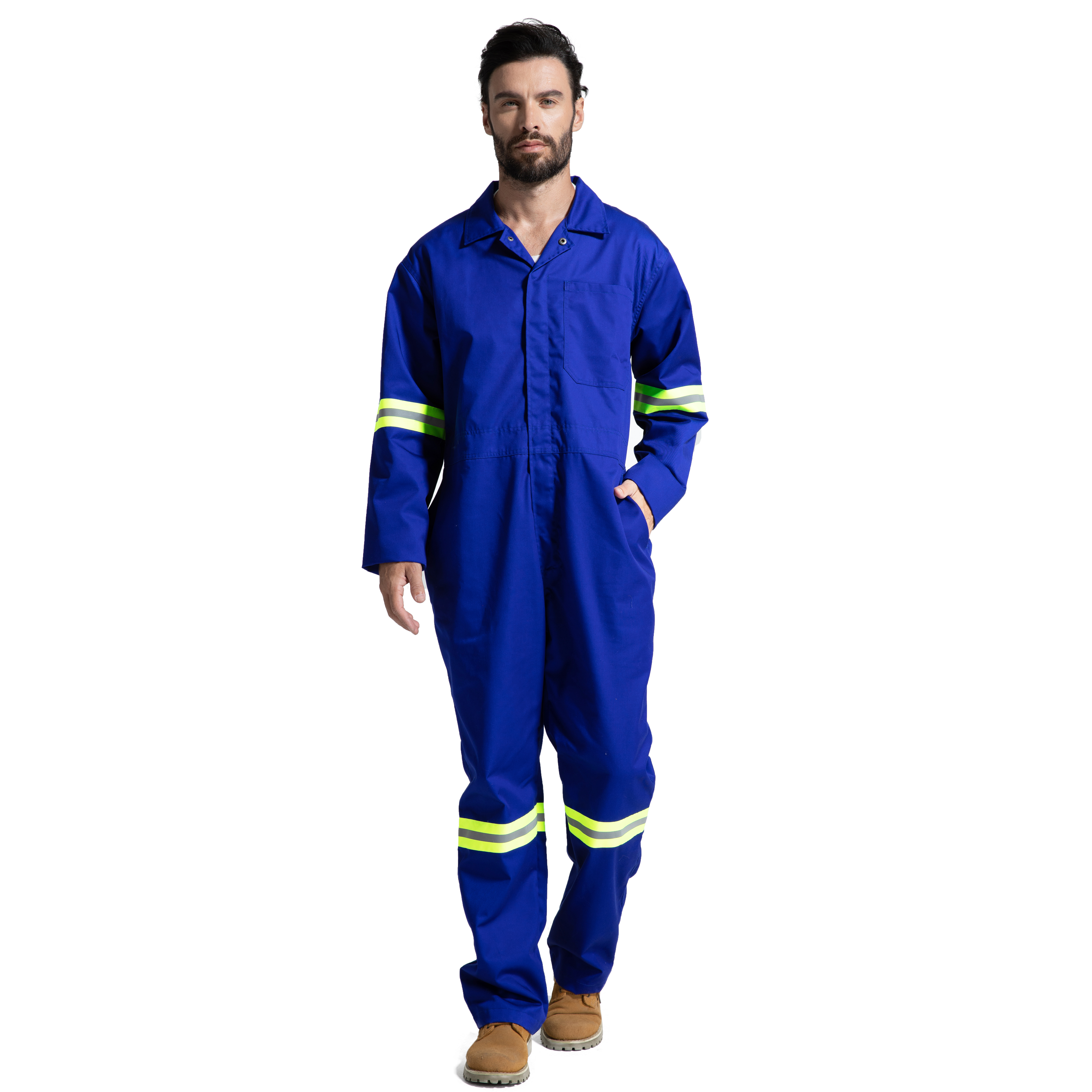 Uniformes de Trabalho Personalizados EN13688 Poliéster e Algodão Respirável Durável para Homens