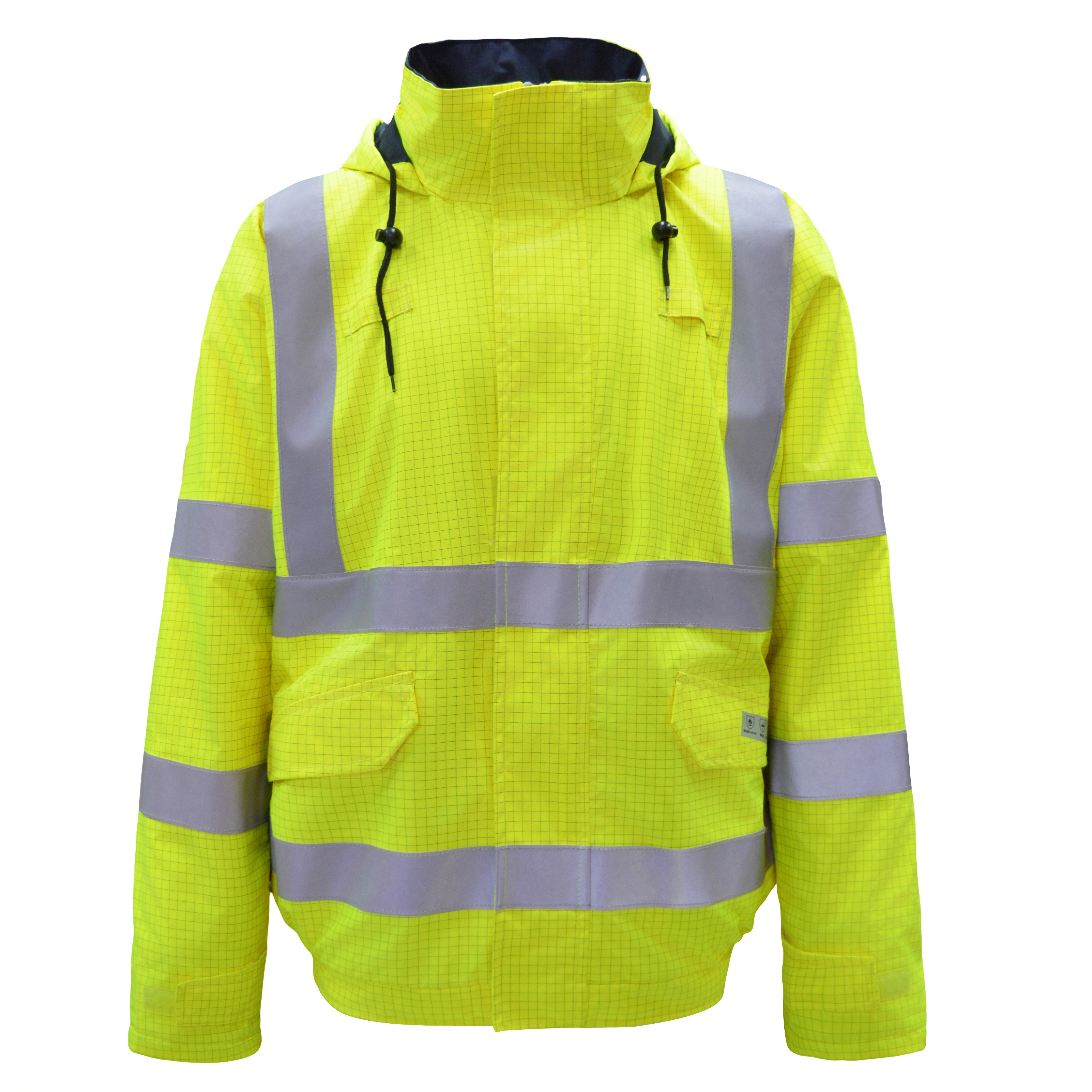 Factory Custom Anti Static Workwear Jacket Waterproof High Visibility Flame Resistant Insulate Coat