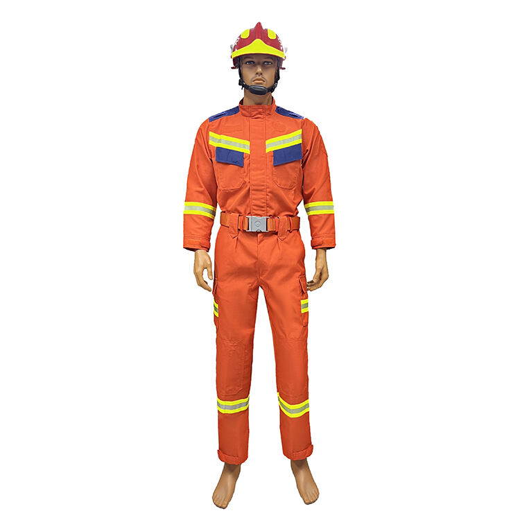 Guaredever Rescue Team Uniform Fire resistant Aramid IIIA Summer Forest Firefighter Suit