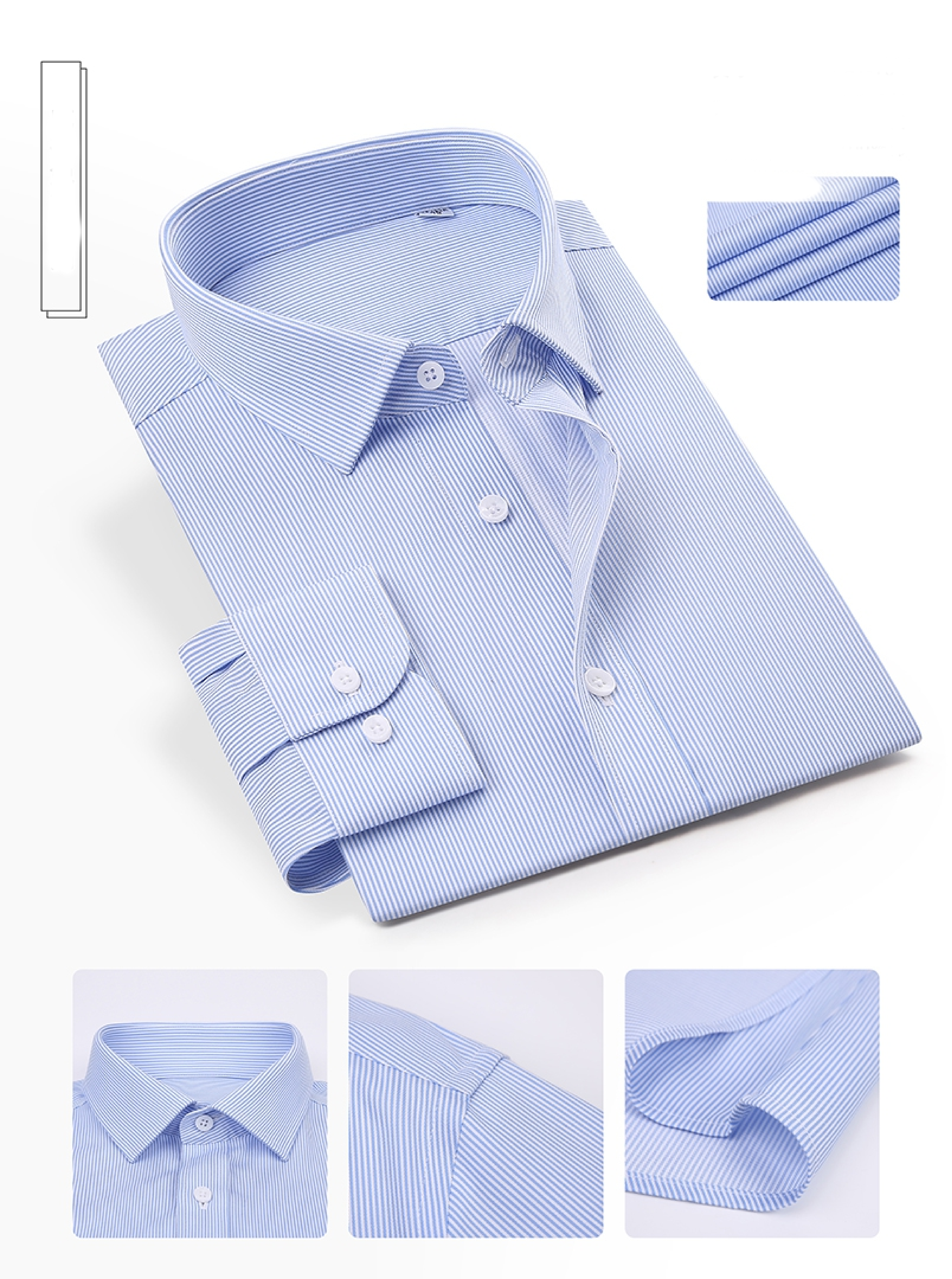 2024 Men's non iron dress shirt Office formal dress shirts for men factory