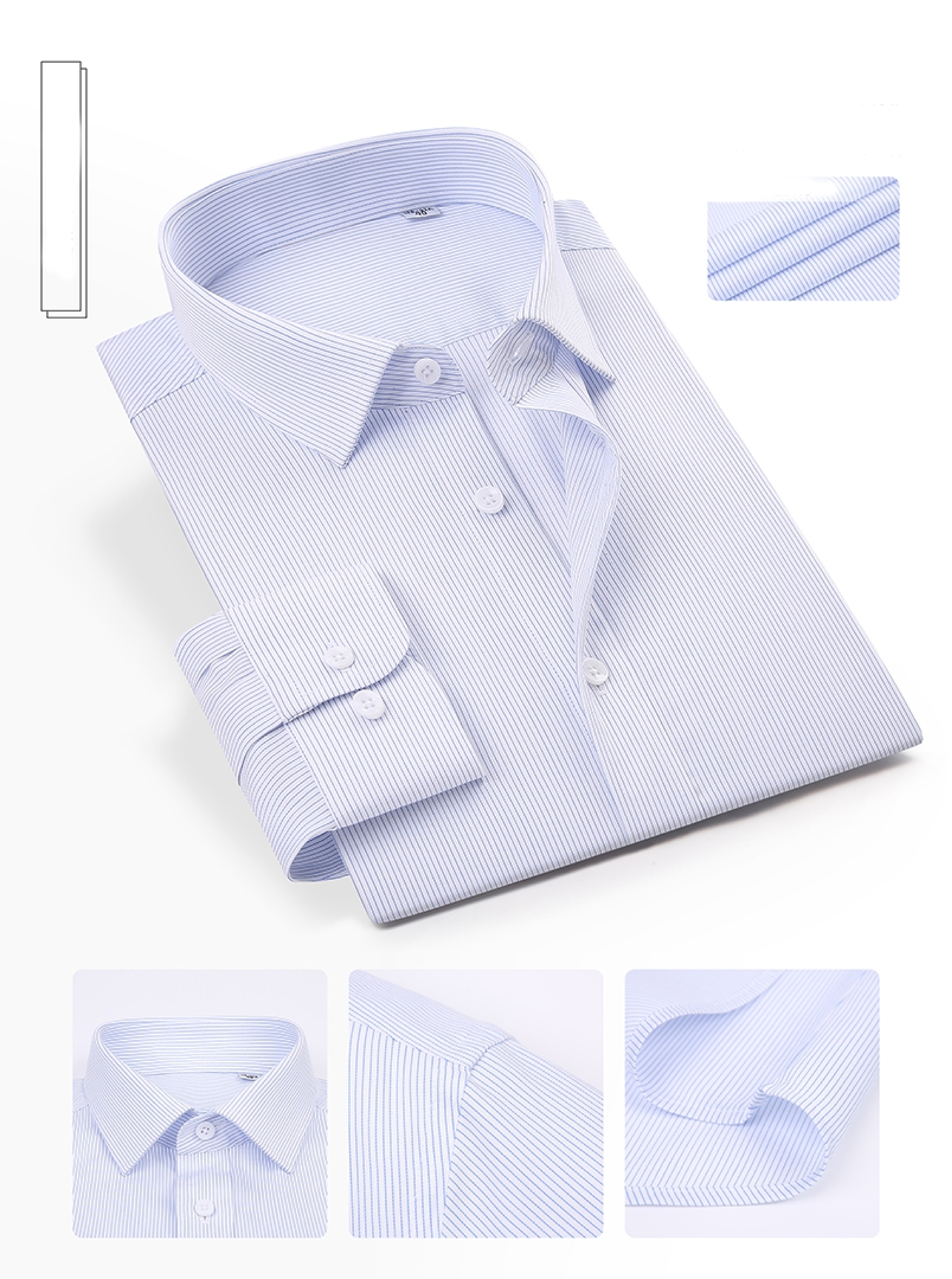 2024 Men's non iron dress shirt Office formal dress shirts for men details