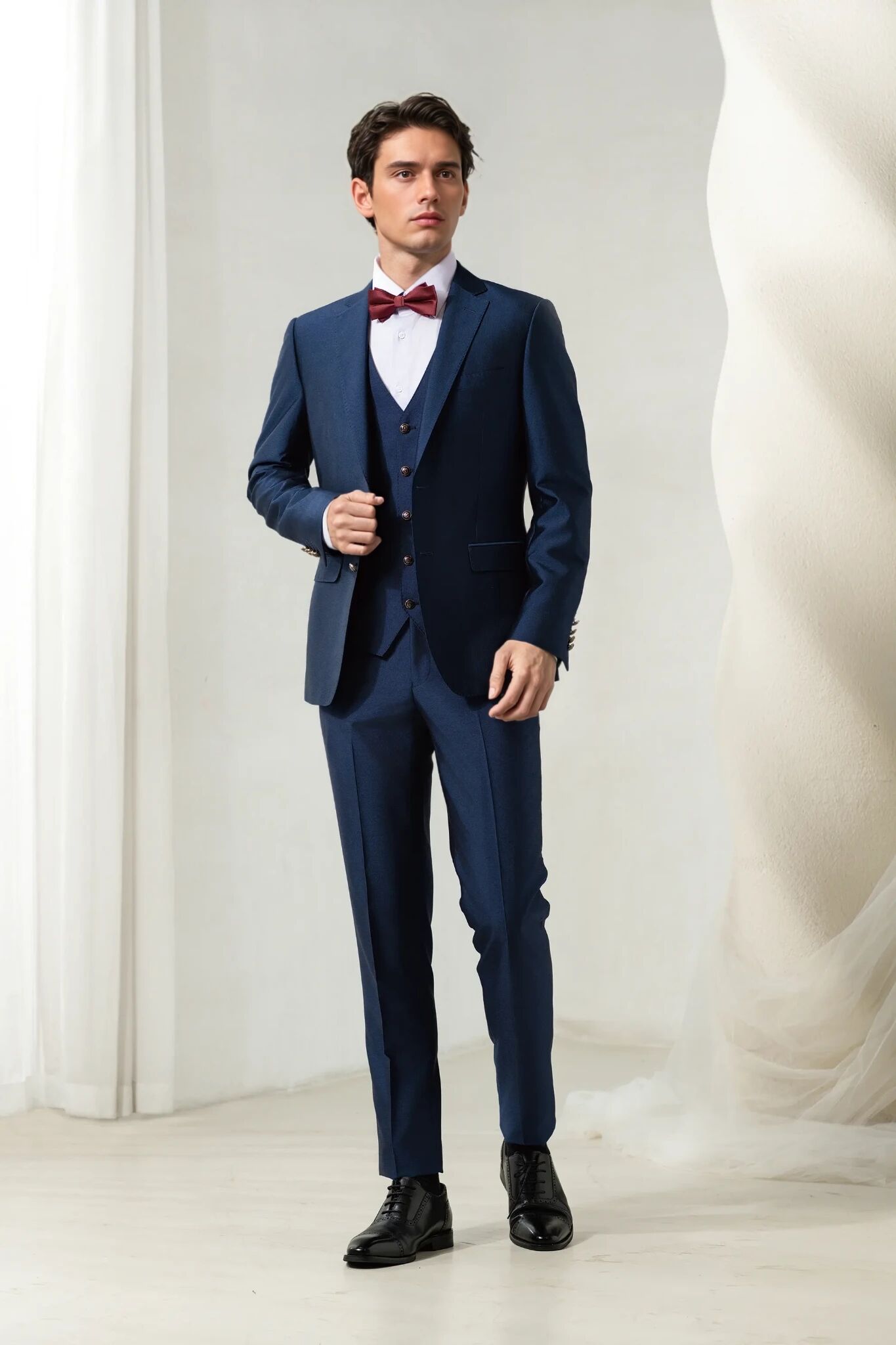 2025 Tuxedo Navy  Suit 1838