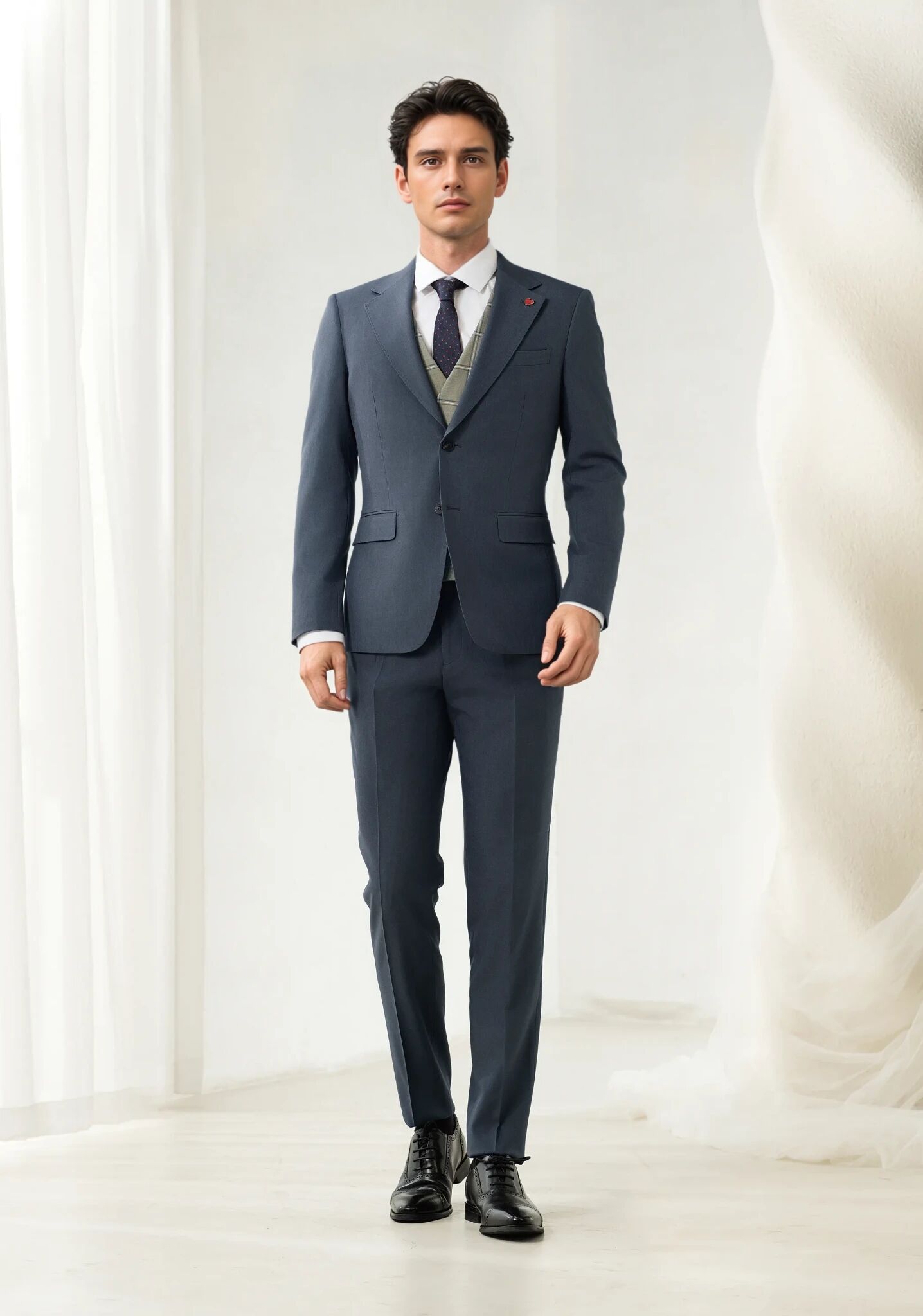 2025 Tuxedo Navy  Suit 6730