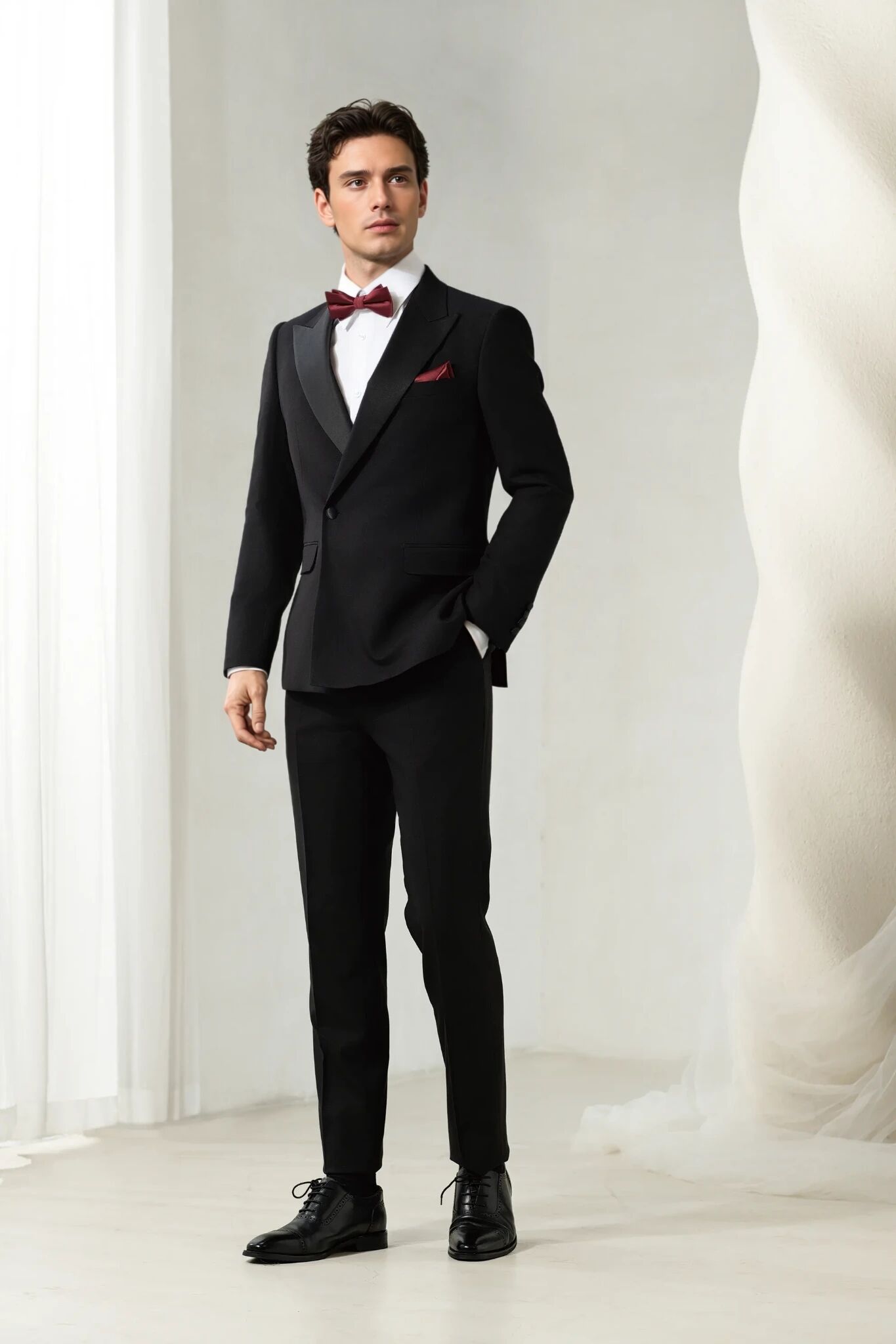 costume noir foncé 2025 Tuxedo 6607