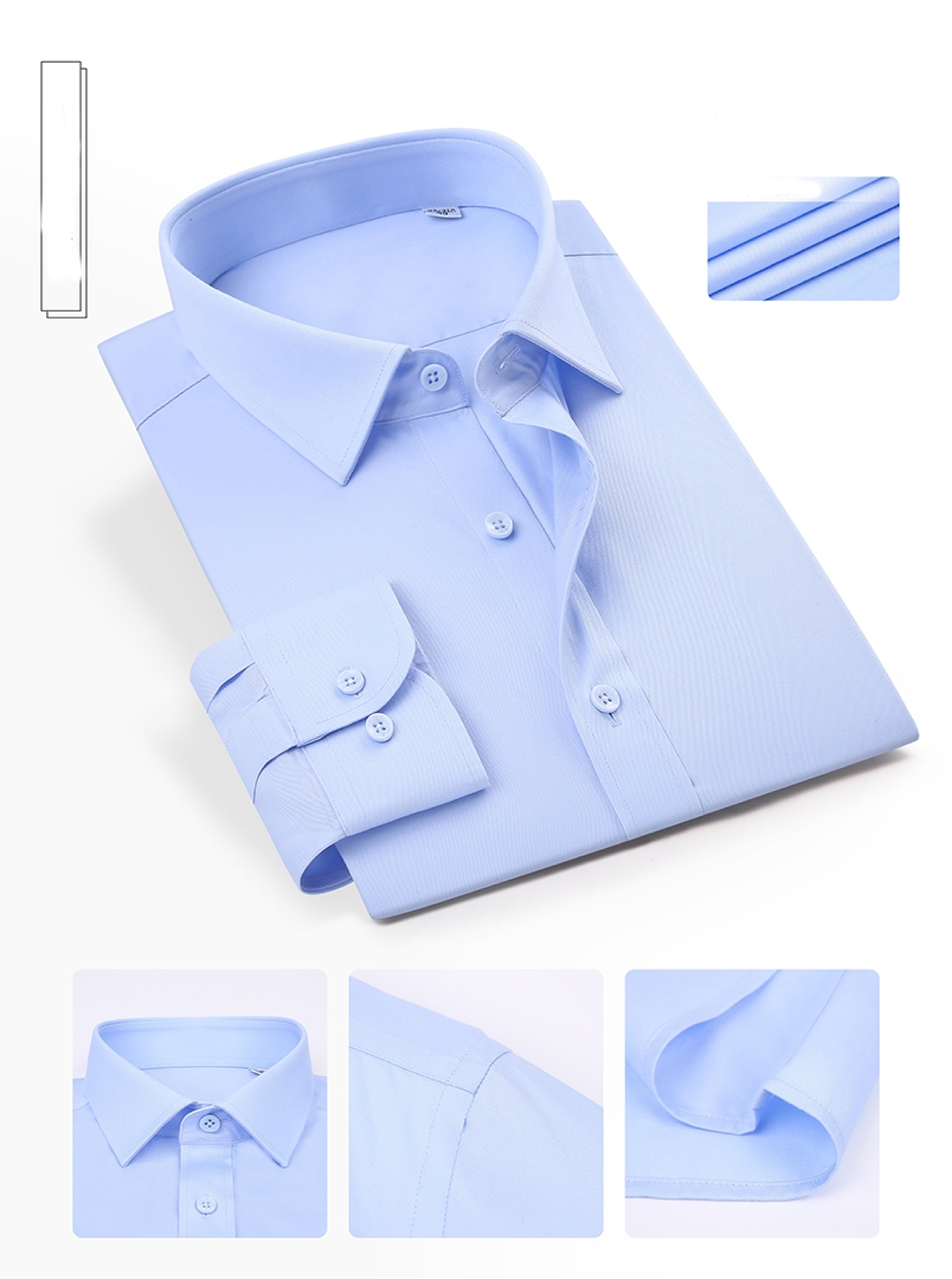 2024 Men's non iron dress shirt Office formal dress shirts for men supplier