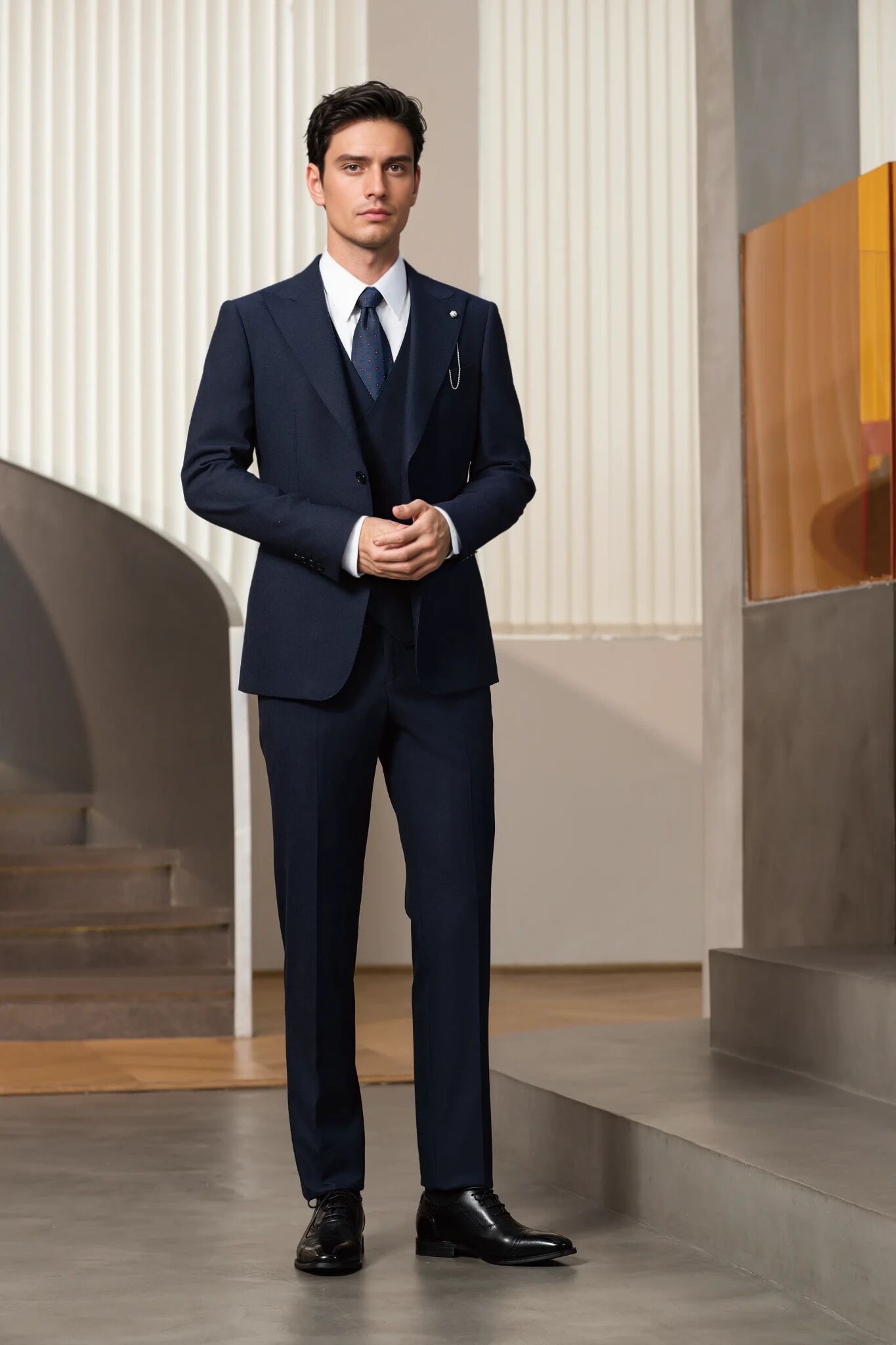 2025 Tuxedo  Black  Suit 6612