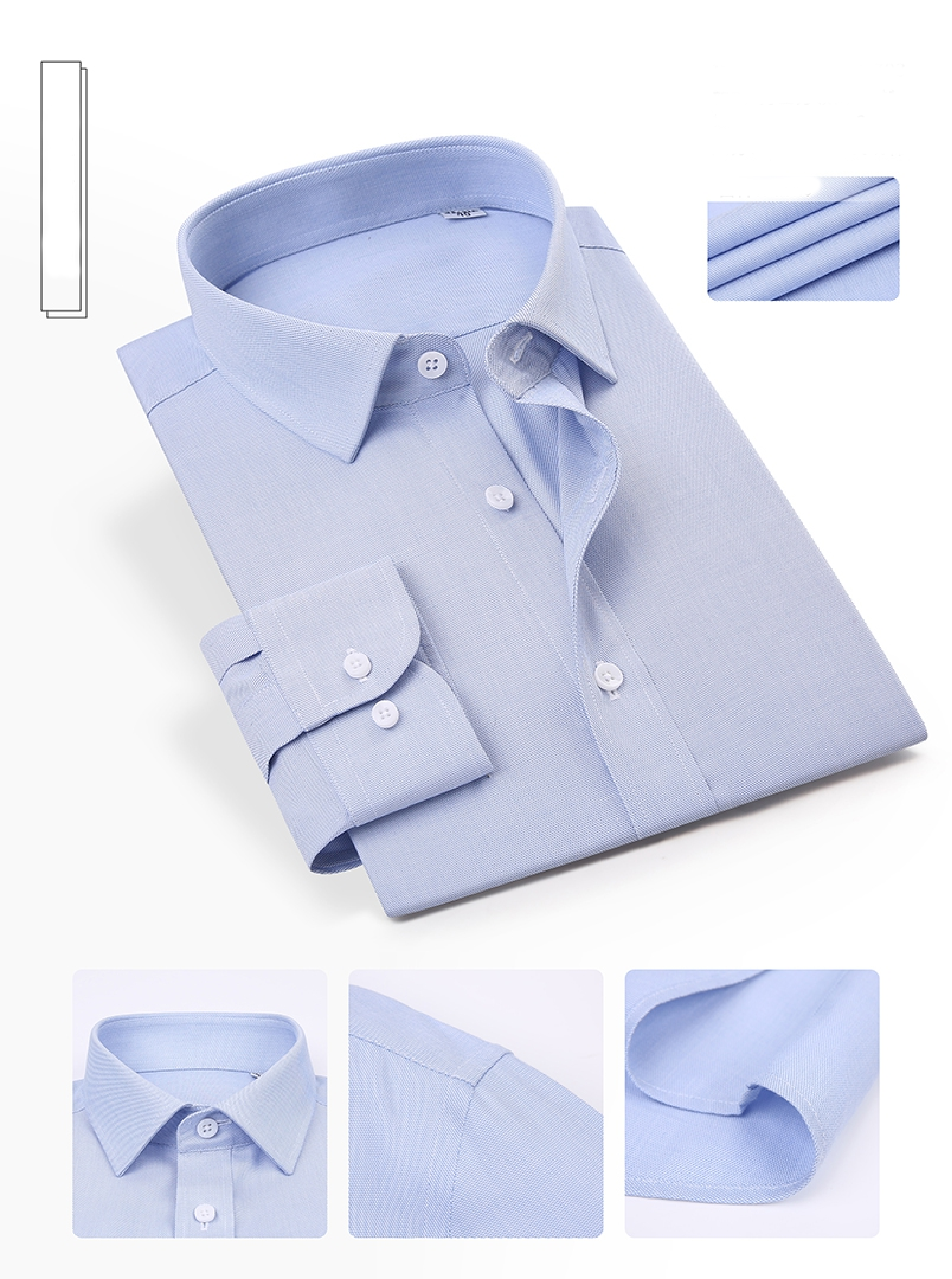 2024 Men's non iron dress shirt Office formal dress shirts for men details