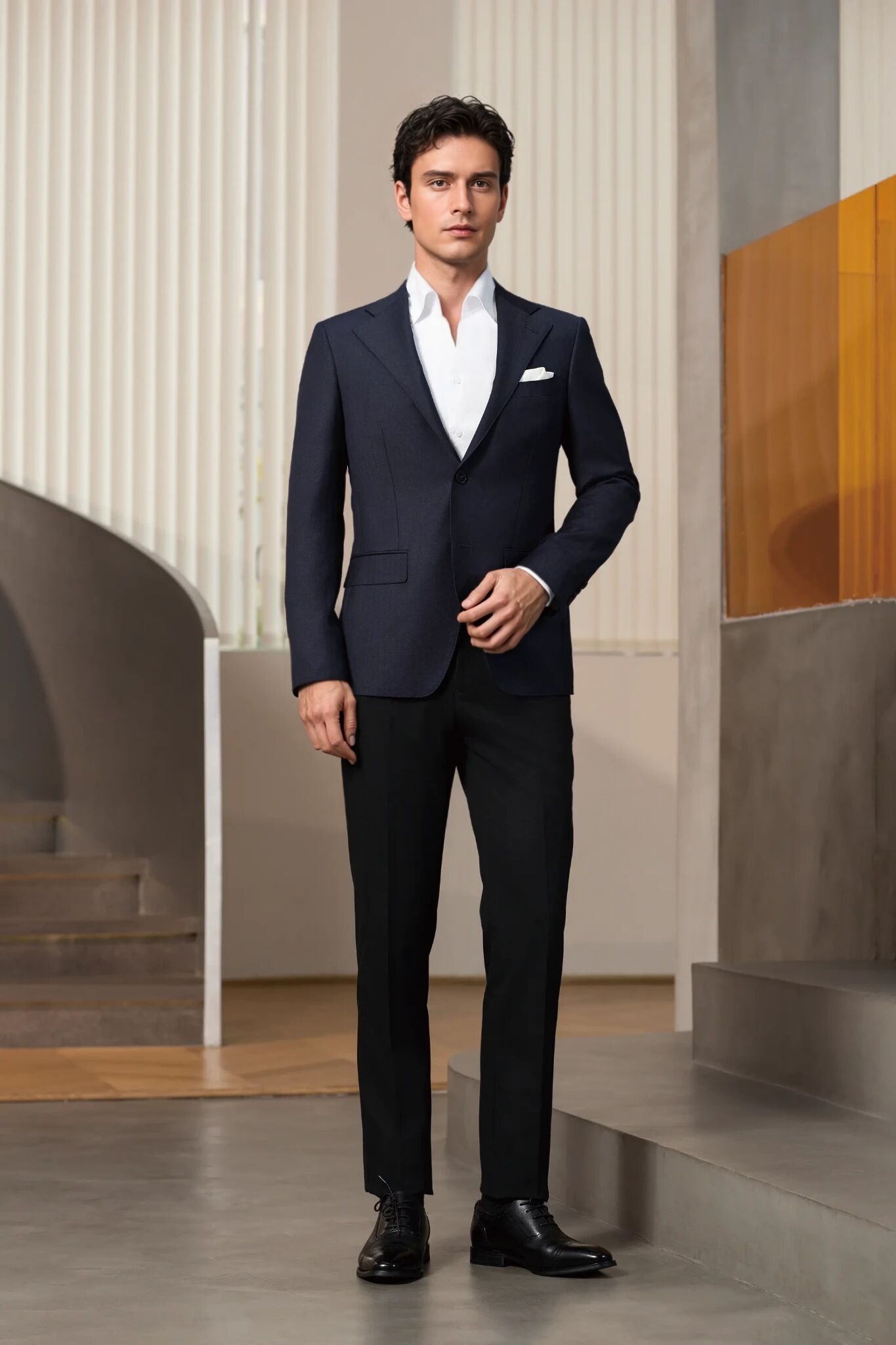 2025 Tuxedo Navy  Suit 8622
