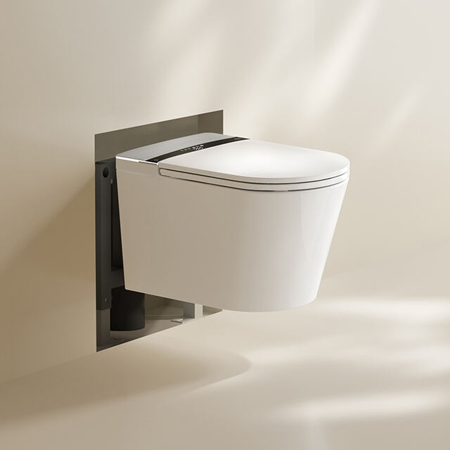 Wall hung fully smart toilet model S030 grey