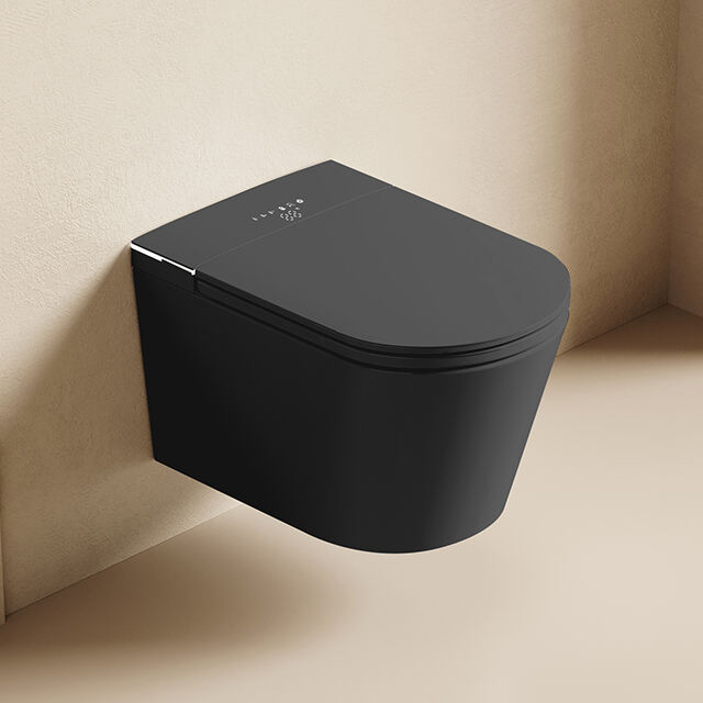 Wall hung fully smart toilet model S030 black