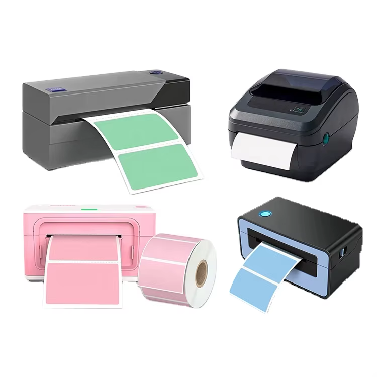 DIY Your Color Direct Thermal Sticker Label Colored Barcode Color Label Sticker Thermal Self-Adhesive Labels supplier