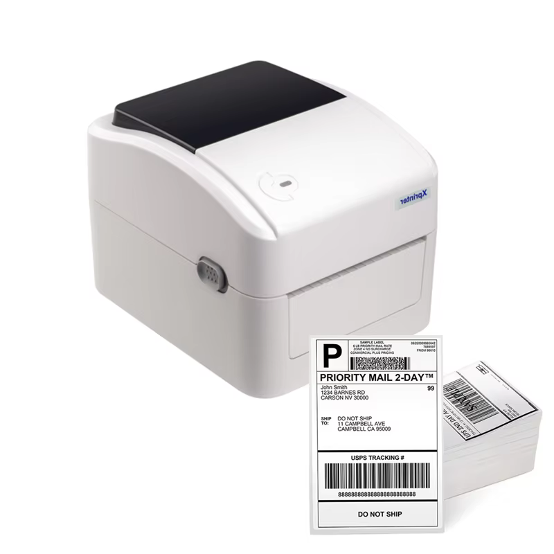 XP-420B Direct Thermal Label Printer A6 Waybill Etikettendrucker PCBA Phomemo Barcode 4x6 Shipping Label Sticker Thermal Printer manufacture