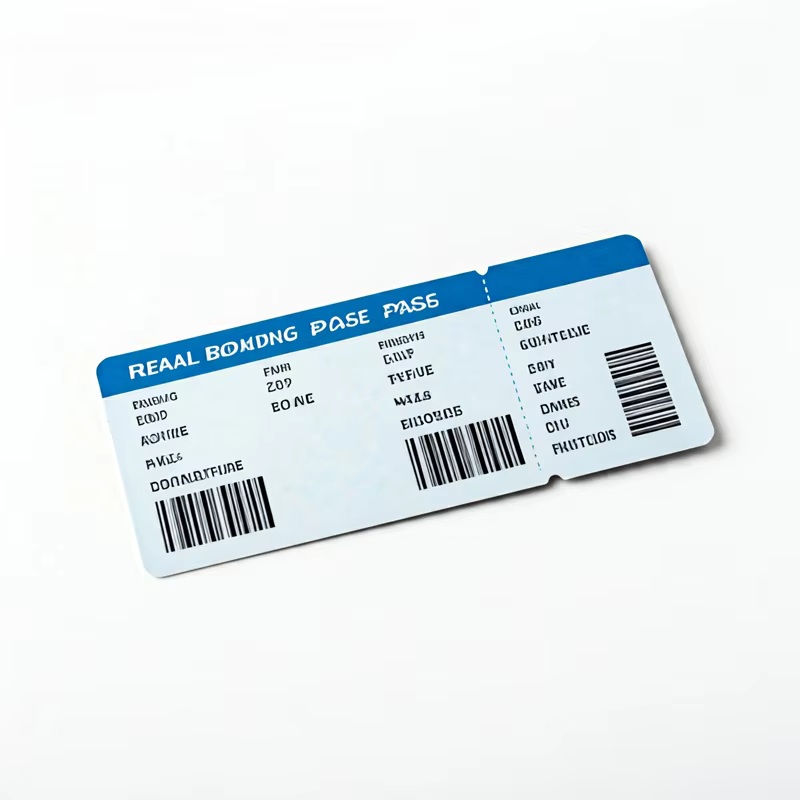 Thermal Boarding Pass Airline Ticket 180gsm Cinema Lottery Concert Paper Tag Thermal Roll Ticket for Ribbon Printing Printer details