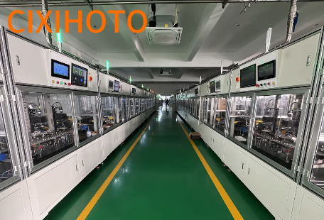 زيارة عميل مصنع CIXI HOTO: التركيز على جولة في عملية الإنتاج والتحقق منها