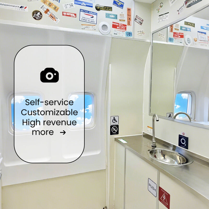 AIRPLANE BATHROOM Scene · Selfie Studio