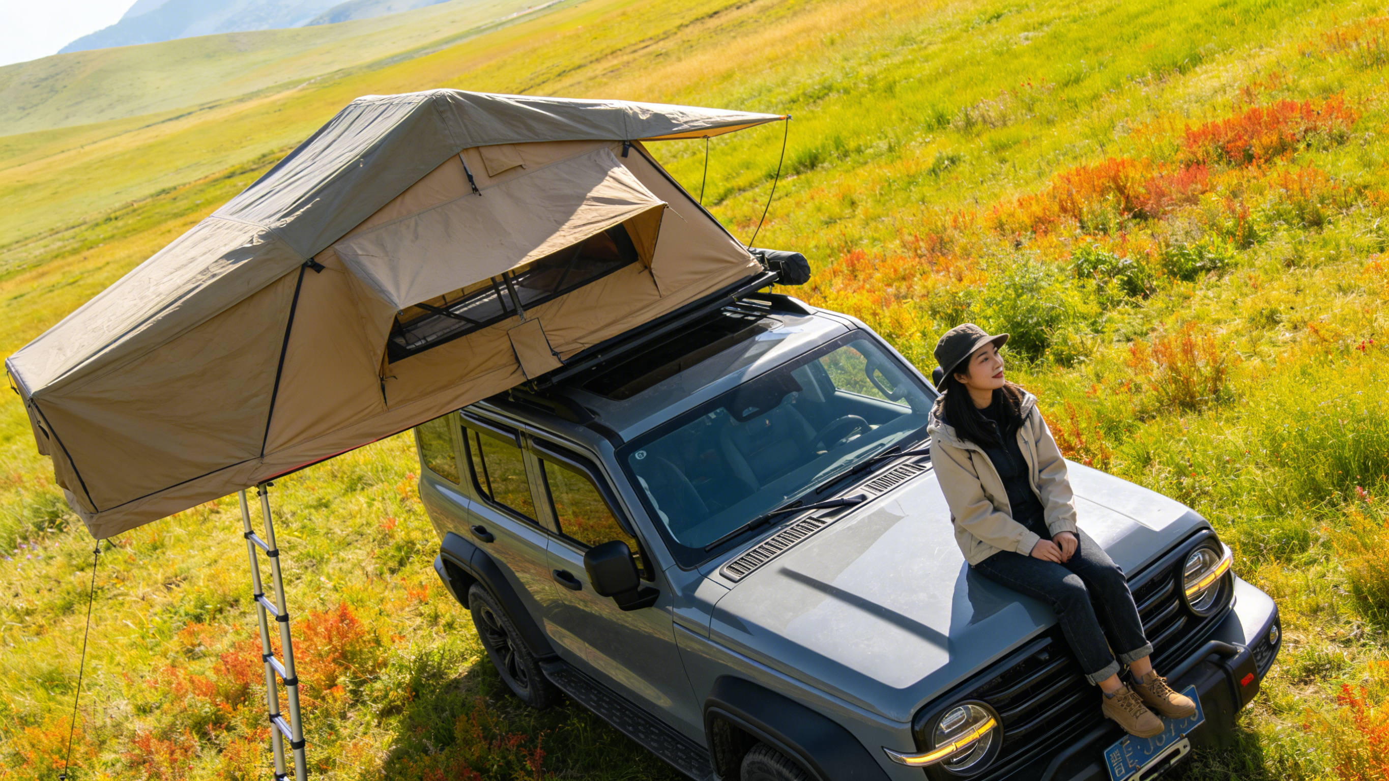 Quelles caractéristiques rendent une tente de toit facile à installer ?