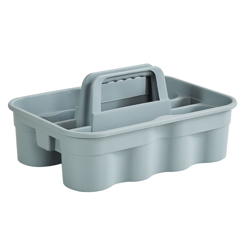 ITEM NO.SX-039C Factory Wholesale Plastic Hand-hold Storage Cleaning Bucket Caddy Organizer Hotel Cleaning Tray Tote Tool Bucket Tool Organizer