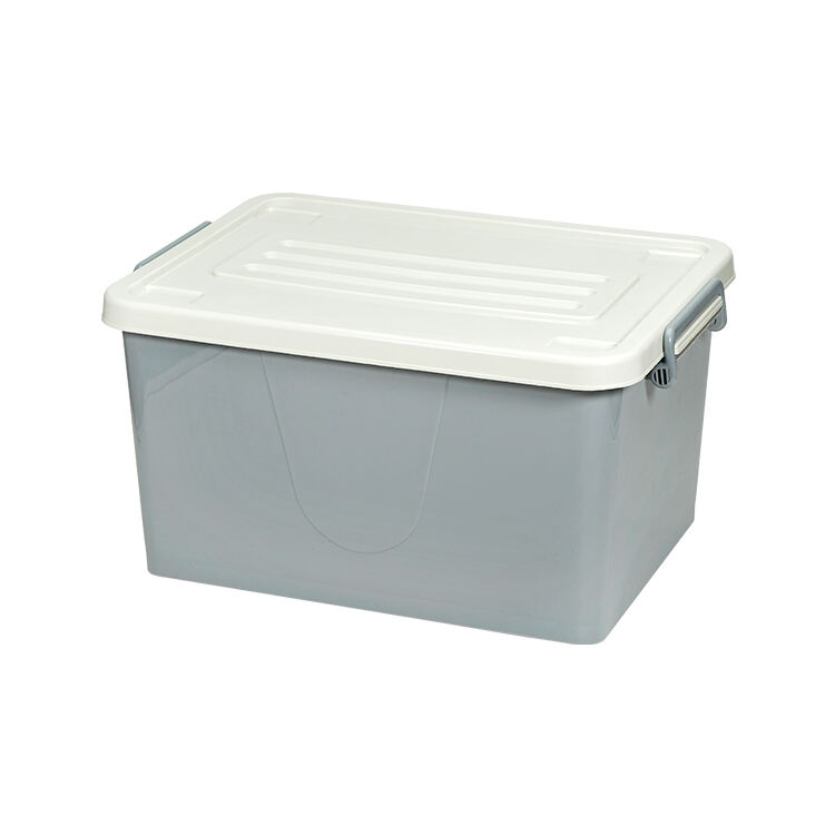 ITEM NO.3032 Factory Customized 32L Waterproof Heavy Duty PP Plastic Storage Container Box Sundries Storage Box With Wheels