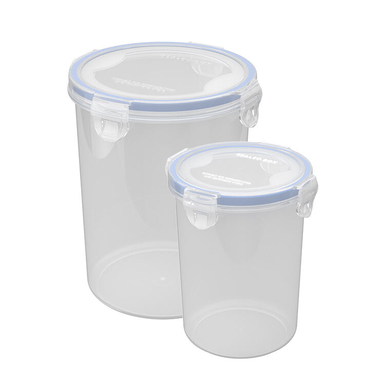 ITEM NO.3225/3226 Wholesale 700ml/1600ml Airtight Stackable Sealed Food Containers Plastic Organizer Food Storage Tank Bins Storage Container Set