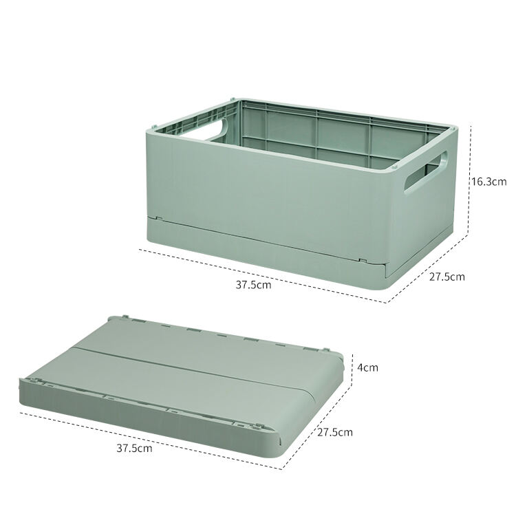 ITEM NO.7010 Large Size Hot Selling Wholesale Collapsible Desktop Organizer Foldable Plastic Storage Box 