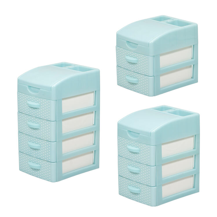 ITEM NO.504BZ(2-4) Product 2/3/4 Layers Plastic Desktop Transparent Drawer Organizer Cosmetic Cabinet Storage Drawer Box Plastic For Makeup