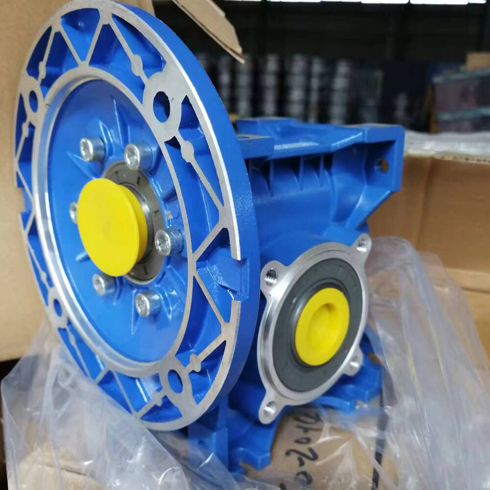 No.1 New Type Woruisen NMRV Gearbox NMRV30/NMRV40/NMRV50/NMRV63/NMRV75/NMRV90/NMRV110/NMRV130/NMRV150 Blue Color factory