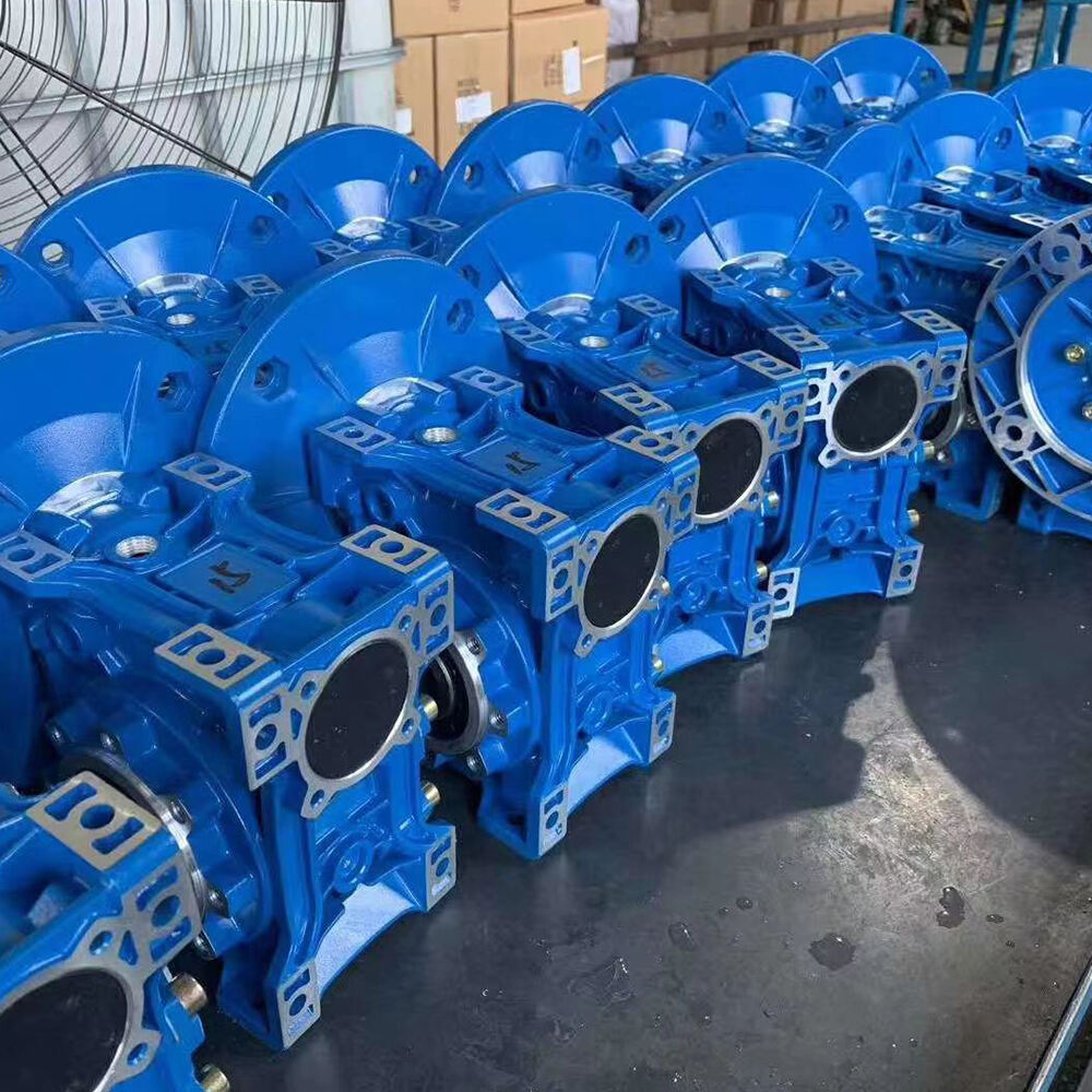 No.1 New Type Woruisen NMRV Gearbox NMRV30/NMRV40/NMRV50/NMRV63/NMRV75/NMRV90/NMRV110/NMRV130/NMRV150 Blue Color factory