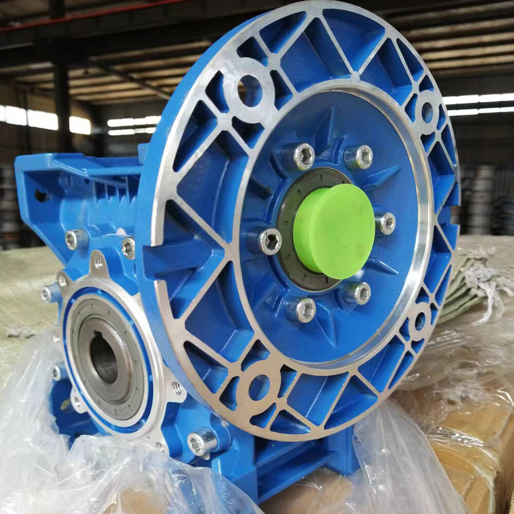 No.1 New Type Woruisen NMRV Gearbox NMRV30/NMRV40/NMRV50/NMRV63/NMRV75/NMRV90/NMRV110/NMRV130/NMRV150 Blue Color manufacture
