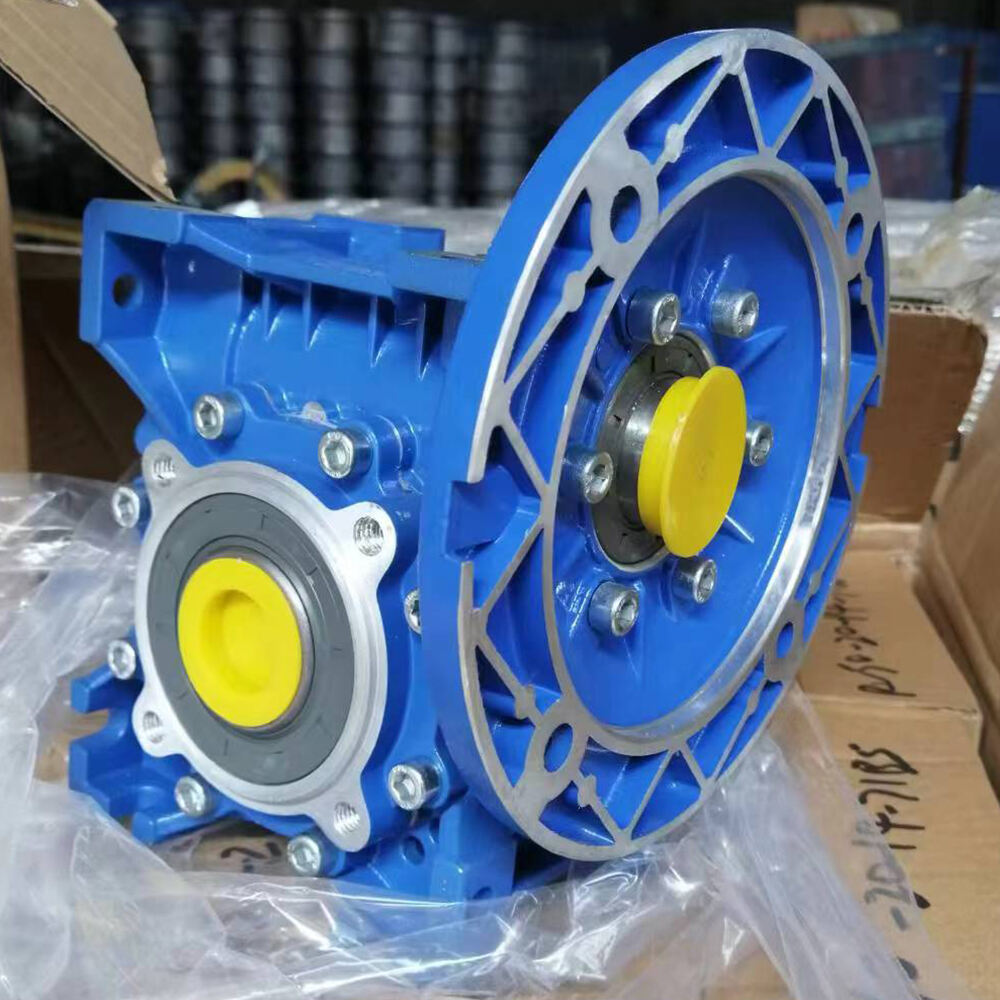 No.1 New Type Woruisen NMRV Gearbox NMRV30/NMRV40/NMRV50/NMRV63/NMRV75/NMRV90/NMRV110/NMRV130/NMRV150 Blue Color