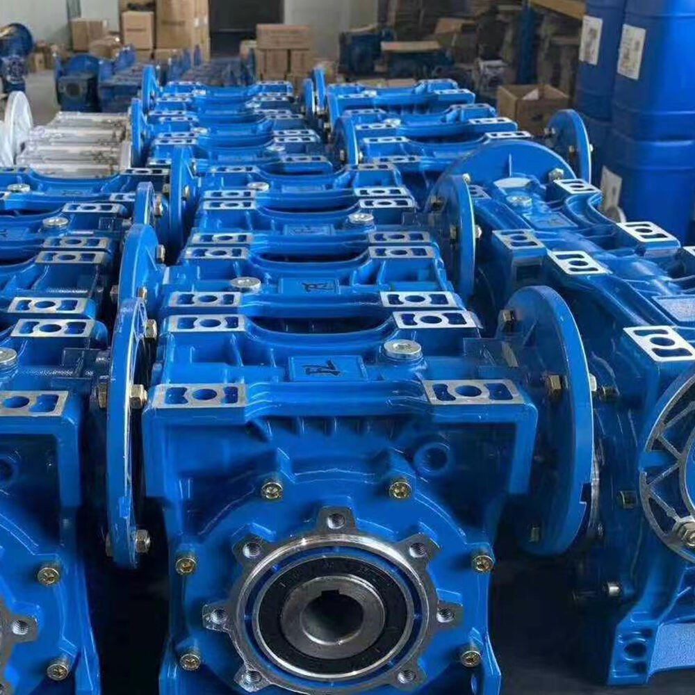 No.1 New Type Woruisen NMRV Gearbox NMRV30/NMRV40/NMRV50/NMRV63/NMRV75/NMRV90/NMRV110/NMRV130/NMRV150 Blue Color