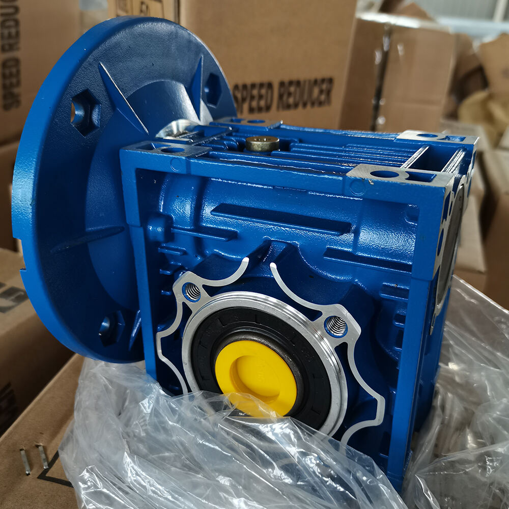 No.5 New Type Woruisen NMRV Gearbox NMRV30/NMRV40/NMRV50/NMRV63/NMRV75/NMRV90/NMRV110/NMRV130/NMRV150 Blue Color