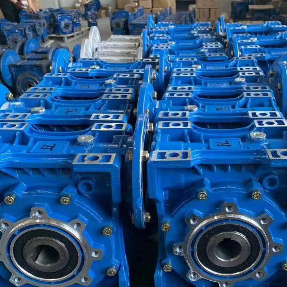 No.1 New Type Woruisen NMRV Gearbox NMRV30/NMRV40/NMRV50/NMRV63/NMRV75/NMRV90/NMRV110/NMRV130/NMRV150 Blue Color