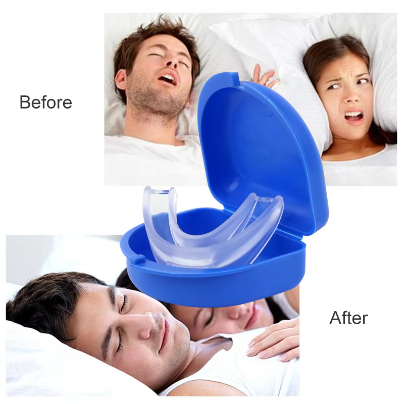 New Item Health Care Supply Sleeping Aid Device Improving Sleeping Quality Silicone EVA Material Anti Snore Mouth Guard