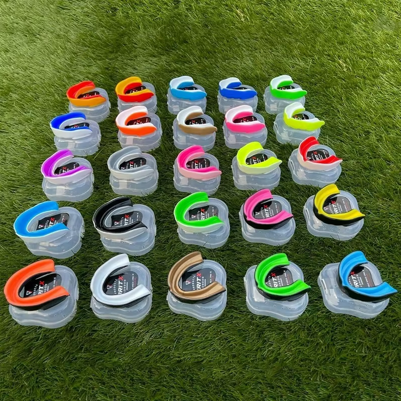 Custom EVA Football Boxing Mouthguard Basketball Teeth Mouth Guard Case Sports MMA Mouth Guards for Grinding Teeth