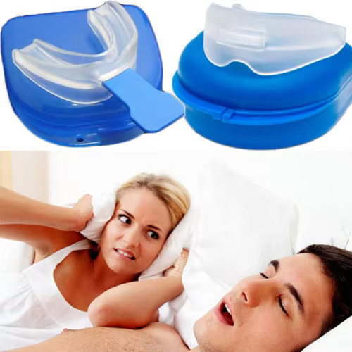 Silicone Stop Snoring Anti Snore Mouthpiece Apnea Guard Bruxism Tray Sleeping Aid Mouthguard Personal Health Care Sleep Snoring