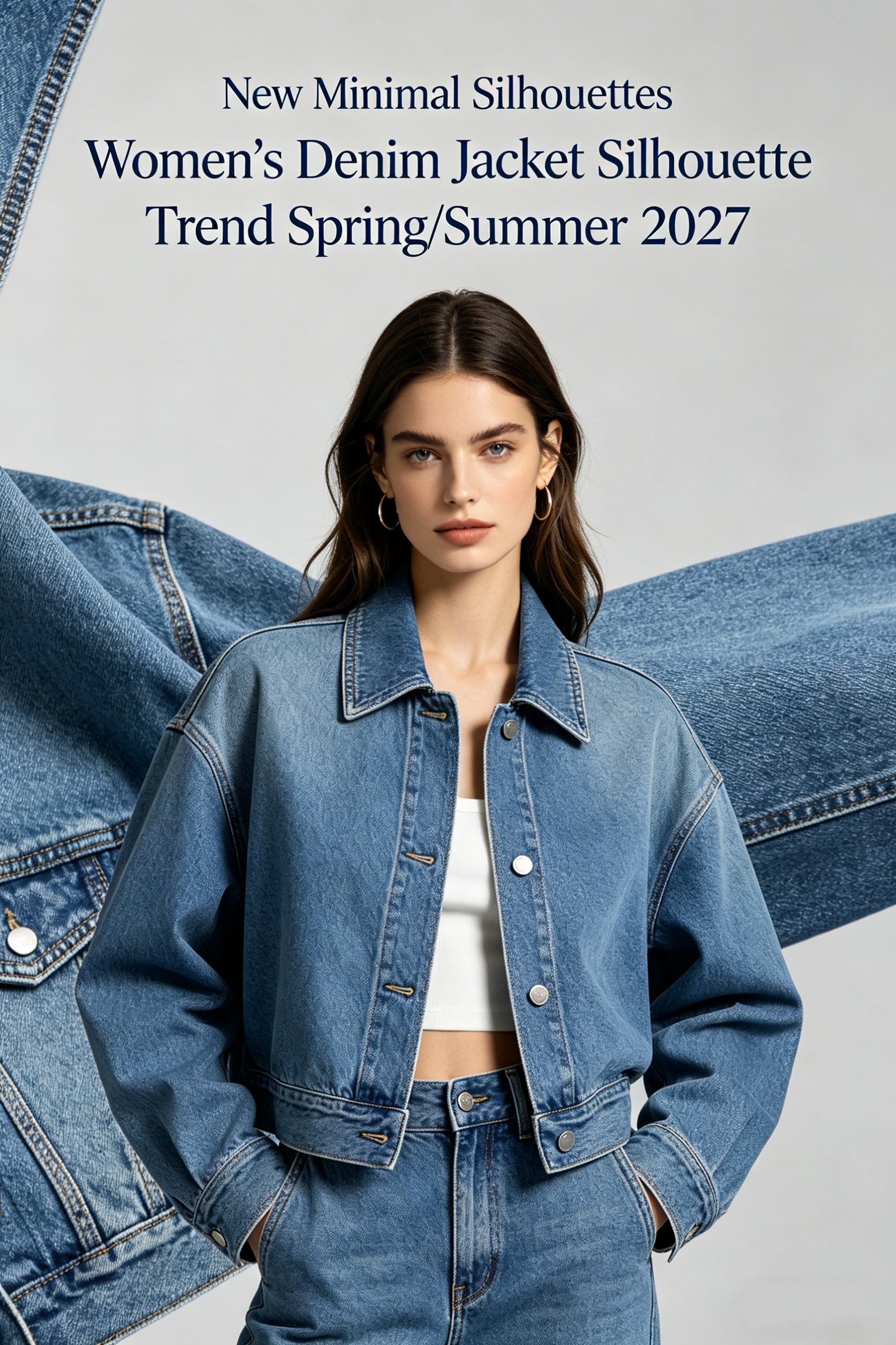 New Minimal Silhouettes – Women’s Denim Jacket Silhouette Trend for Spring/Summer 2027