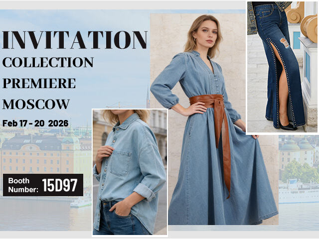 Denim Meets Slavic Elegance: Nanjing Yinhuan’s Russian-Inspired Fashion Showcase at Crocus Expo 2026