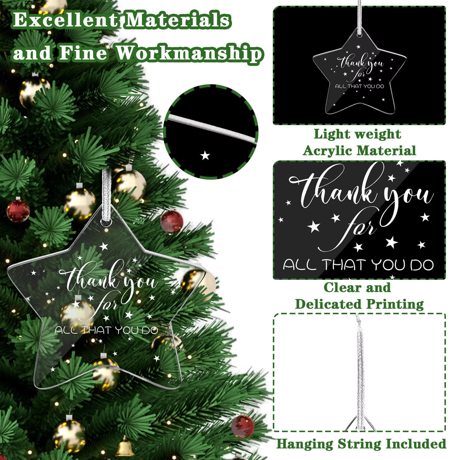 How to create custom acrylic Christmas ornaments?