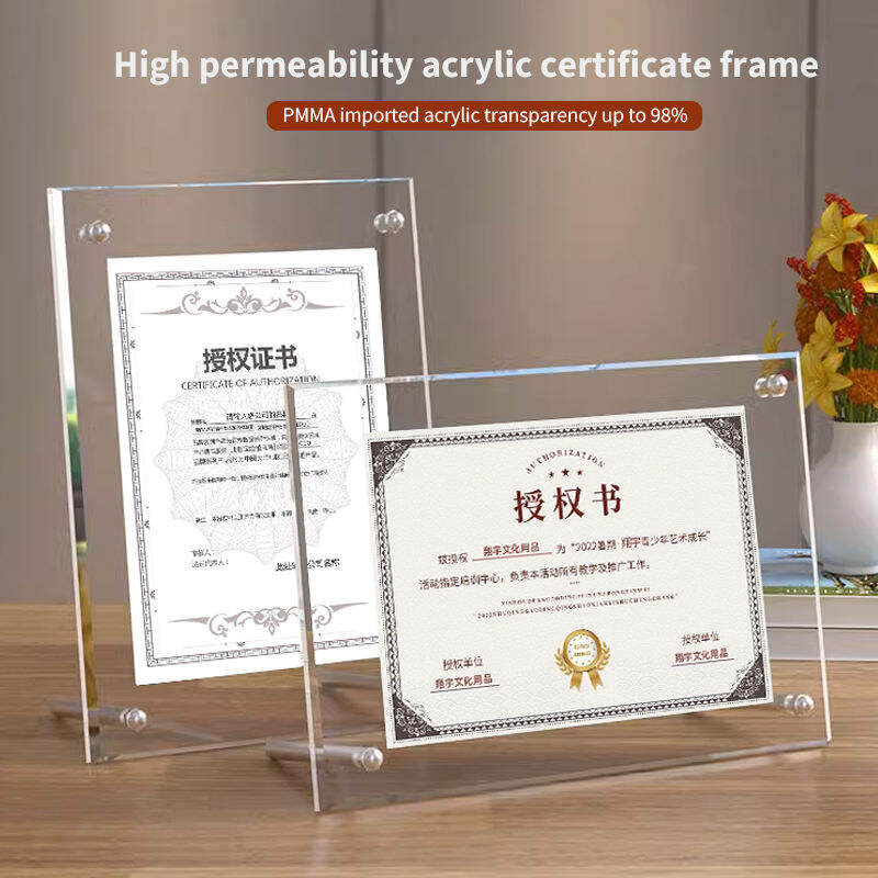 Unmatched Quality and Customization for A4 Acrylic Stands