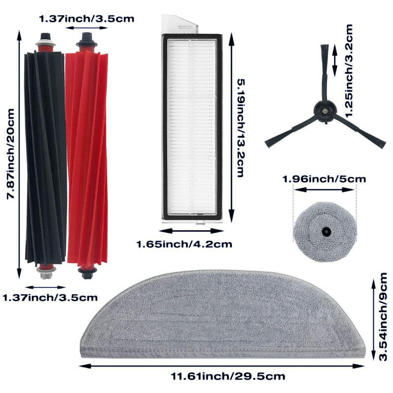 Adapted Stone S8 Maxv Ultra / G20S Sweeper Accessories Main Roller Brush Edge Brush Filter Cloth Dust Bag