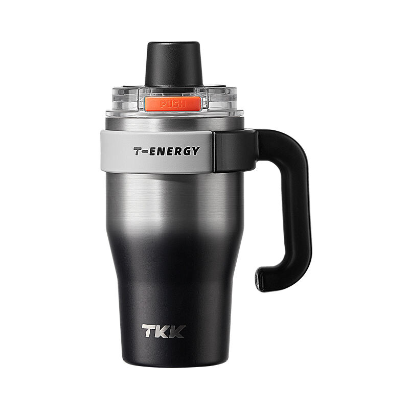 TKK 27/40Oz ‎Ceramic Coating Tumbler with Handle Double Wall Vacuum Tumbler Cup With Straw and Lid Hot for 12hrs and Cold For Up to 24hrs