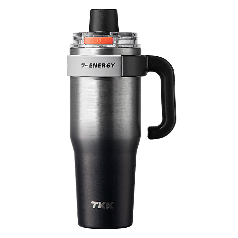 TKK 27/40Oz ‎Ceramic Coating Tumbler with Handle Double Wall Vacuum Tumbler Cup With Straw and Lid Hot for 12hrs and Cold For Up to 24hrs