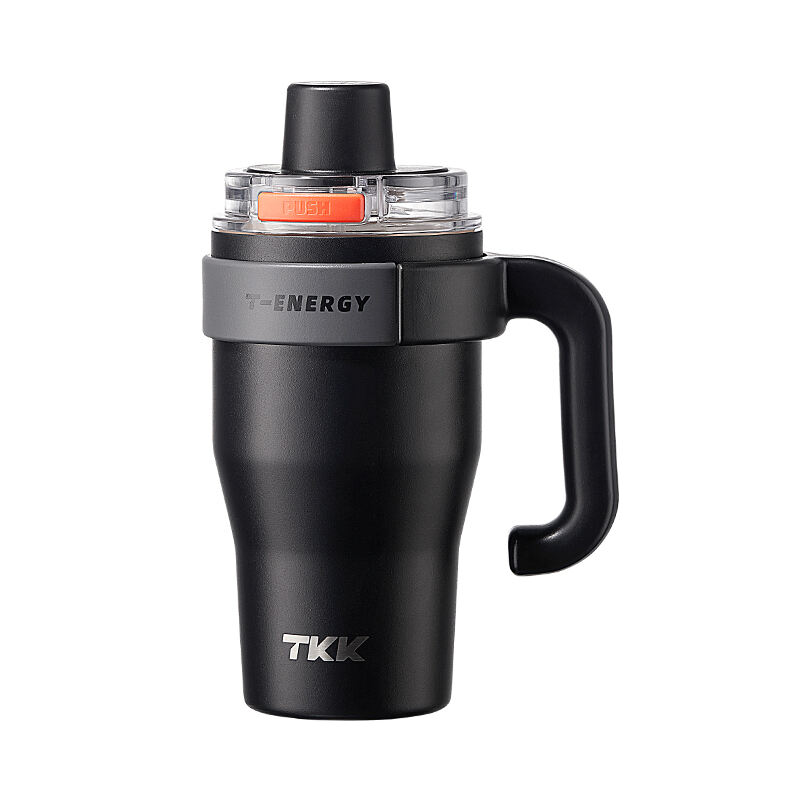 TKK 27/40Oz ‎Ceramic Coating Tumbler with Handle Double Wall Vacuum Tumbler Cup With Straw and Lid Hot for 12hrs and Cold For Up to 24hrs